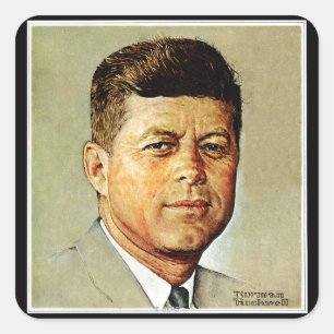 Sticker Carré John F. Kennedy DANS MEMORIAM