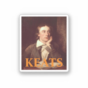 Sticker Carré John Keats