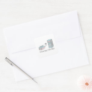 Sticker Carré Joie Trans, TBR High – Fierté de lecture LGBTQ