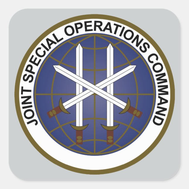 Sticker Carré Joint Special Operations Command (Devant)