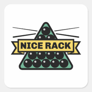 Sticker Carré Joli rack