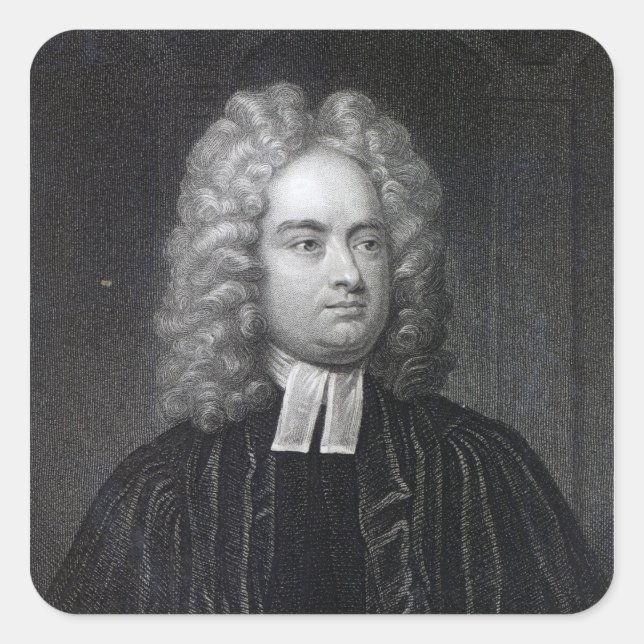 Sticker Carré Jonathan Swift (Devant)