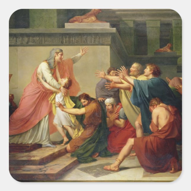 Sticker Carré Joseph reconnu par ses frères (Devant)