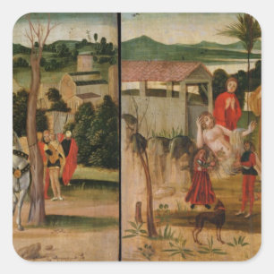 Sticker Carré Joshua aux murs de Jéricho