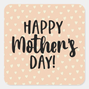 Sticker Carré Jovely Happy Mother's Day