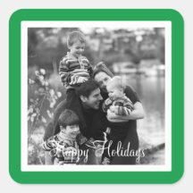 Joyeuses vacances Design vert