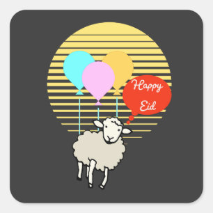 Sticker Carré Joyeux Aïd Al-Adha