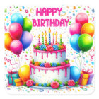 Joyeux gâteau d'anniversaire