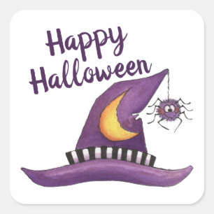 Sticker Carré Joyeux Halloween