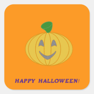 Sticker Carré Joyeux Halloween