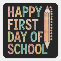 Joyeux premier jour d'école Retour à l'école