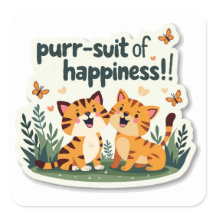 Joyful Outdoor Adventure : 'Purr-suit of Happiness