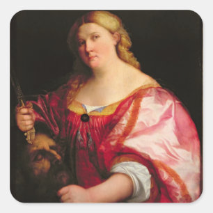 Sticker Carré Judith, c.1525-28 (huile sur toile)