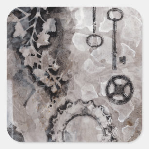 Sticker Carré Juxtaposition II