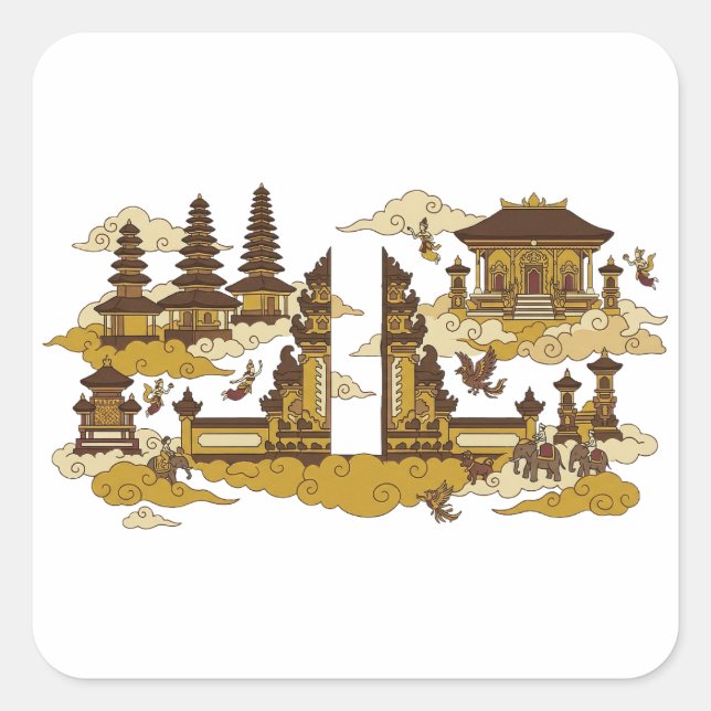 Sticker Carré Kahyangan/Heaven (Devant)