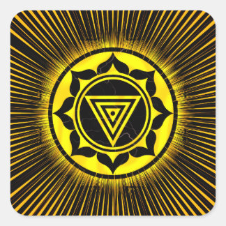 Sticker Carré Kali Yantra Golden Rise Pen