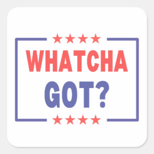 Sticker Carré Kamala Harris 2024, Démocrate des élections