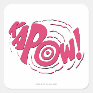 STICKER CARRÉ KAPOW !