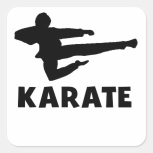 Sticker Carré Karaté