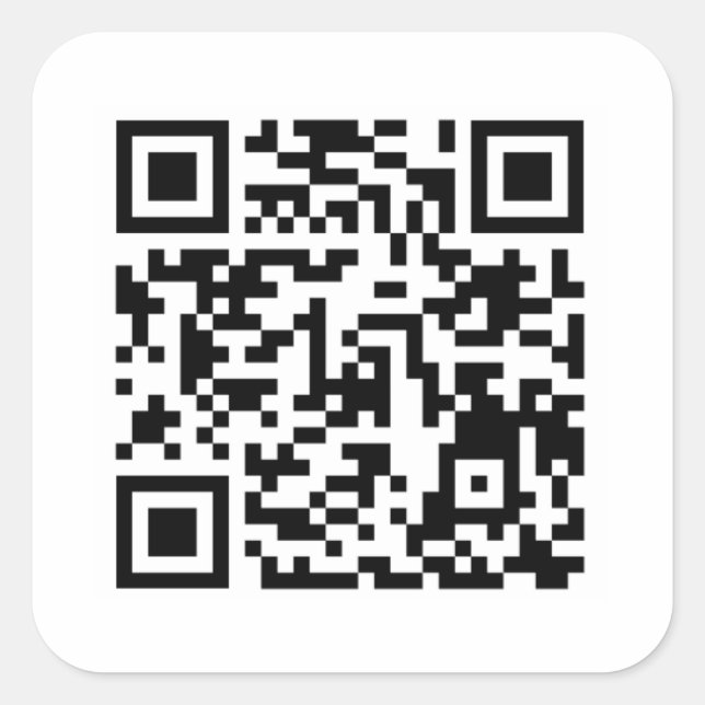 Sticker Carré KewlQRcode (Devant)