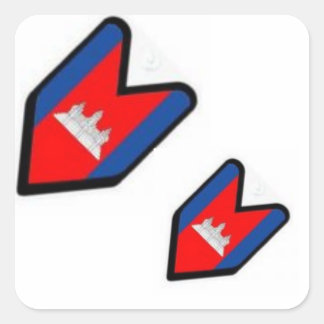 STICKER CARRÉ KHMER