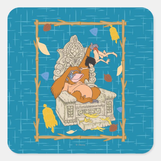 Sticker Carré King Louie (Devant)