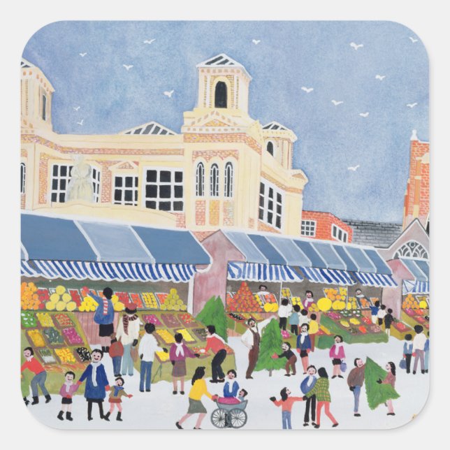 Sticker Carré Kingston Market Surrey 2 (Devant)