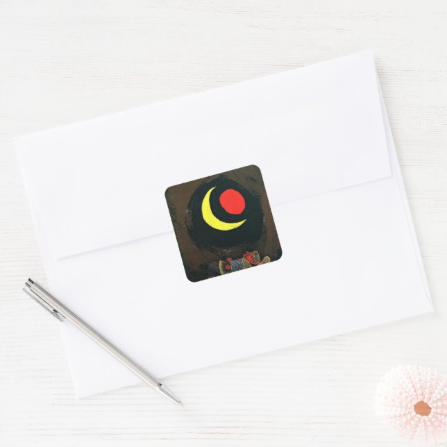 Sticker Carré Klee - Rêve solide (Enveloppe)