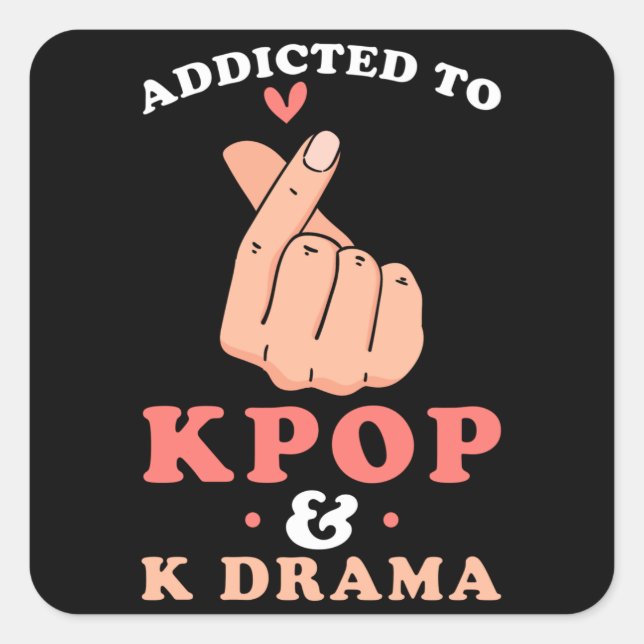 Sticker Carré Kpop kdrama (Devant)