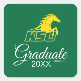 Sticker Carré KSU Kentucky State University Graduate
