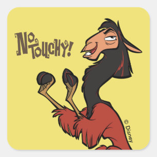 Sticker Carré Kuzco - Pas toucher
