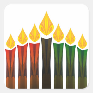 Sticker Carré kwanzaa cand