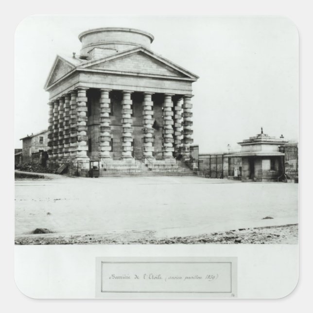 Sticker Carré La Barrière de l'Etoile, Paris, 1858-78 (Devant)