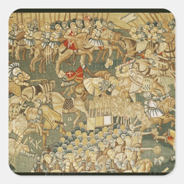 Sticker Carré La bataille de Jarnac (Devant)