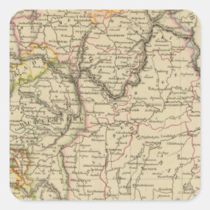 Sticker Carré La Bavière, W ? rttemberg et Baden GR