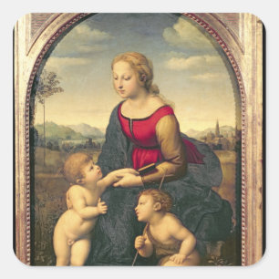 Sticker Carré La Belle Jardinière, 1507