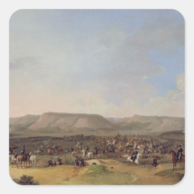 Sticker Carré La capture de Shumla, 1860 (Devant)