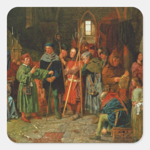 Sticker Carré La charge du Dogberry à la montre