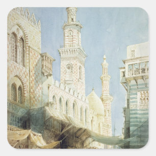Sticker Carré La charia El Gohargiyeh, Le Caire