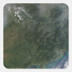 Sticker Carré La Chine du sud-est