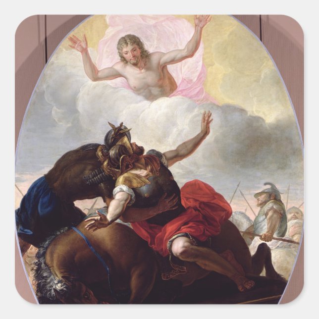 Sticker Carré La conversion de St Paul (Devant)
