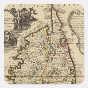 Sticker Carré La Corse