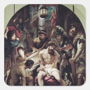 Sticker Carré La Courbe à épines, 1602