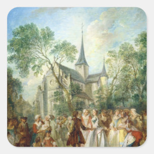 Sticker Carré La Danse Mariage