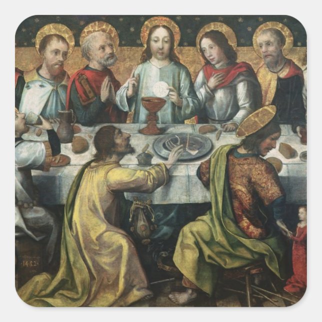 Sticker Carré La Dernière Cène, 1482 (Devant)