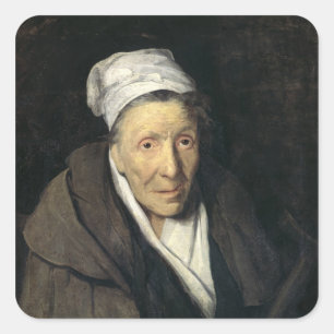 Sticker Carré La Femme avec la manie du jeu, 1819-24