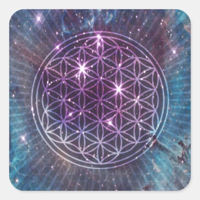 Sticker Carré La Fleur (Devant)