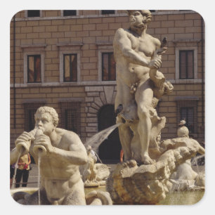 Sticker Carré La fontaine de Moro