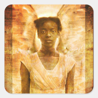 Sticker Carré La force des anges