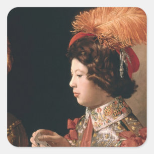 Sticker Carré La fraude avec l'as des diamants